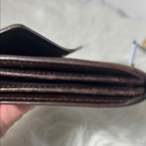 Louis Vuitton Damier Ebene canvas International Wallet. P43 - Picture 15 of 16